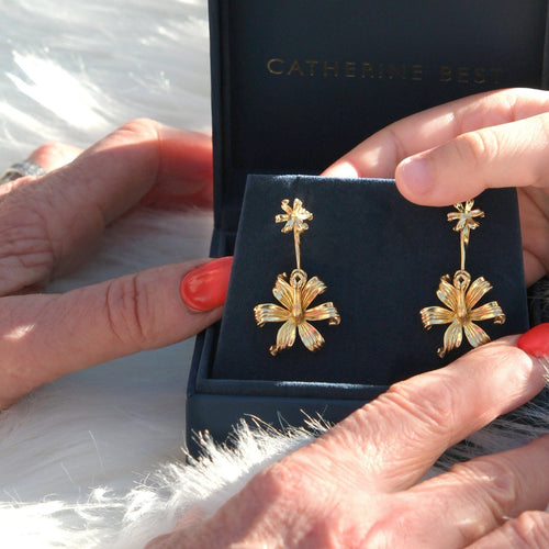 Nerine Lily Earrings Catherine Best 