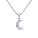 Moon Pendant Catherine Best 9ctw Gold Pendant with a thin 18 inch chain 
