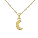 Moon Pendant Catherine Best 18cty Gold Pendant with a thin 18 inch chain 