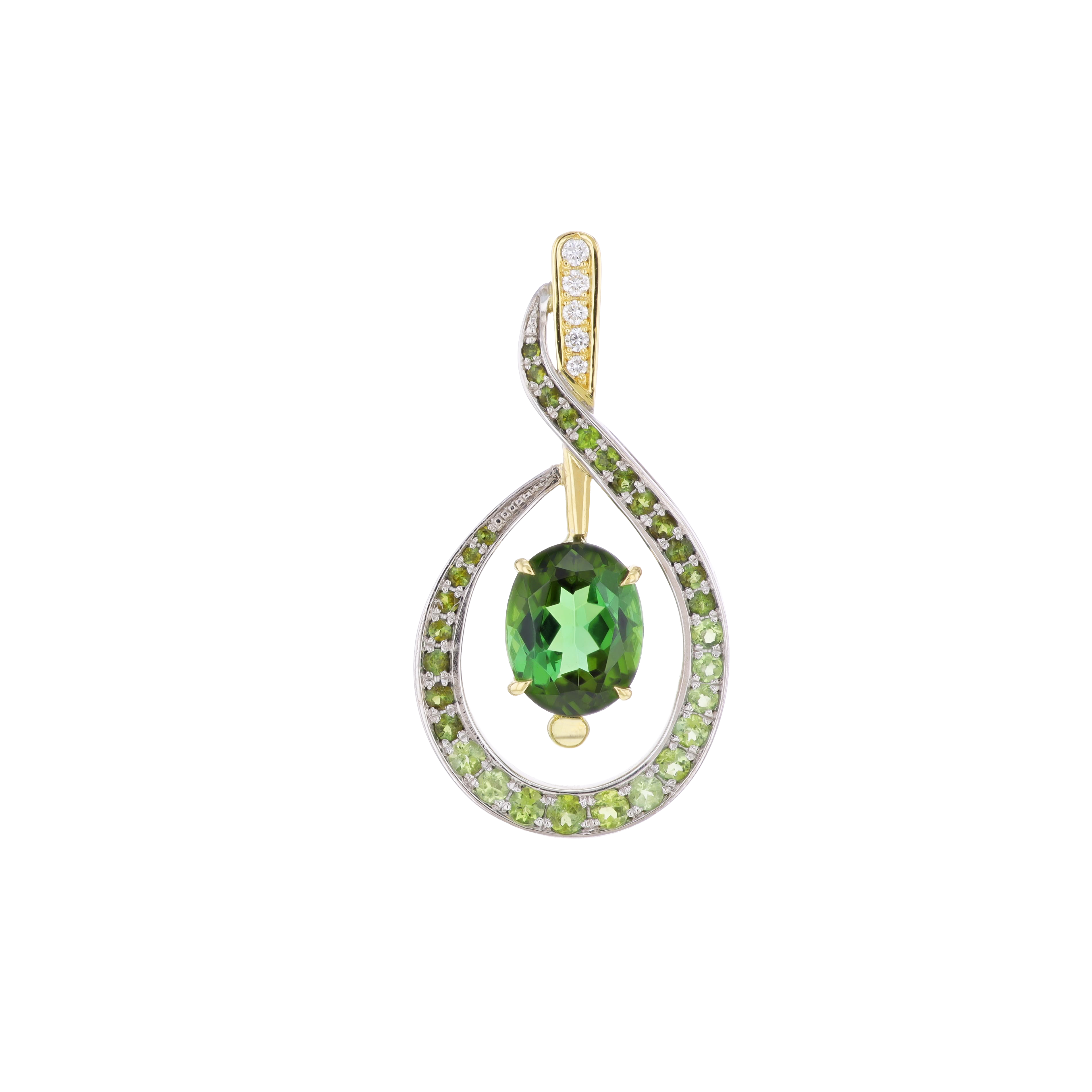 Shades of Green Pendant