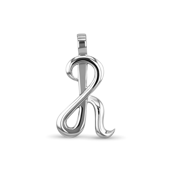 Initial R Love Letter Pendant Catherine Best Dev Silver Pendant 