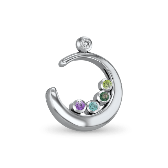 Cradle of Love Pendant - Silver - With Chain Catherine Best 