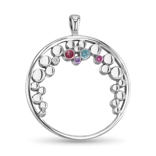 Bubbles Pendant - Silver - Without Chain