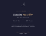 An Audience With Natasha MacAller