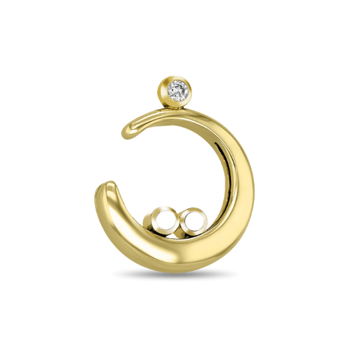 Cradle of Love Pendant - 9ct Yellow Gold - With Chain