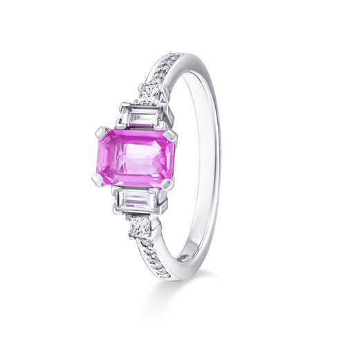 Sea of Love Ring Catherine Best Dev Pink Sapphire 