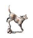 Richard Cooper Foxhound Bronze Sculpture Catherine Best Dev 