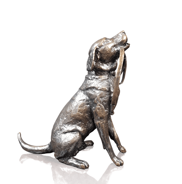Richard Cooper Medium Labrador With Lead 2 Bronze Sculpture Sculptures & Statues Catherine Best Dev 