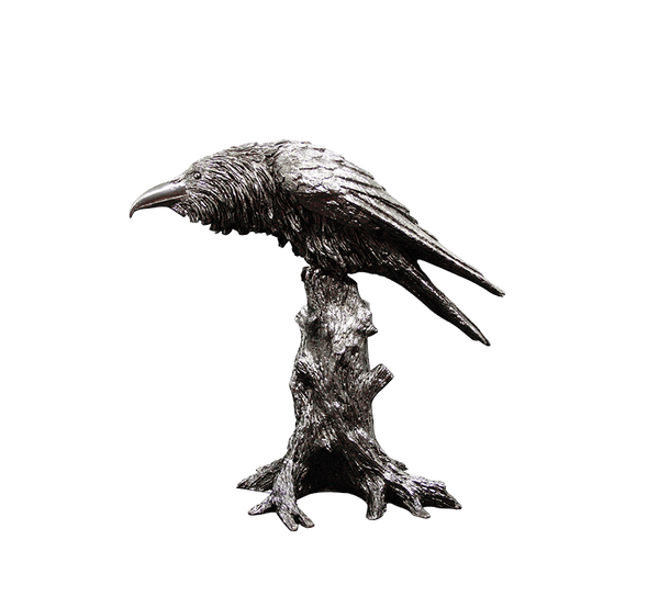 Richard Cooper Raven Nickel Resin Sculpture Catherine Best Dev 