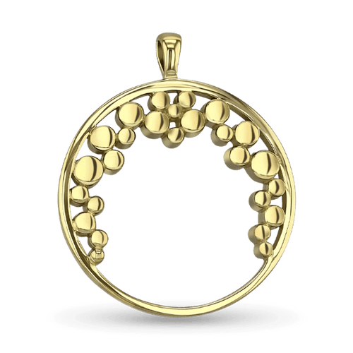 Bubbles Pendant - 9ct Yellow Gold Catherine Best 