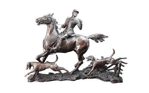 Richard Cooper Doubling the Horn Horse Bronze Sculpture Catherine Best Dev 