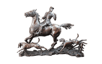 Richard Cooper Doubling the Horn Horse Bronze Sculpture Catherine Best Dev 