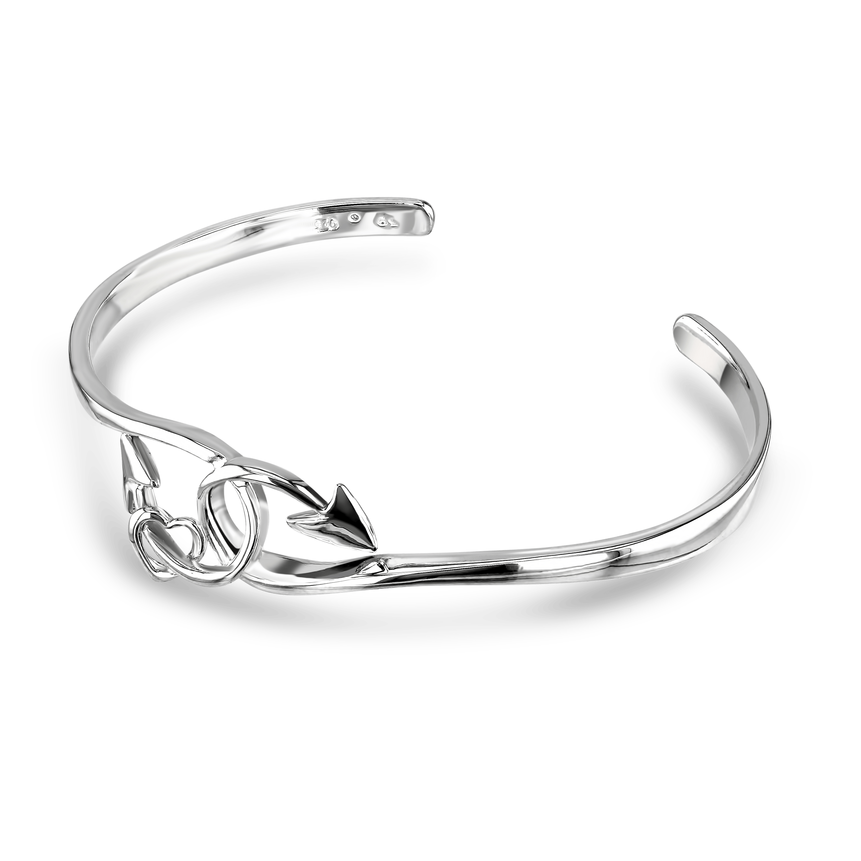 Hooked On You Bangle Catherine Best Dev Silver 