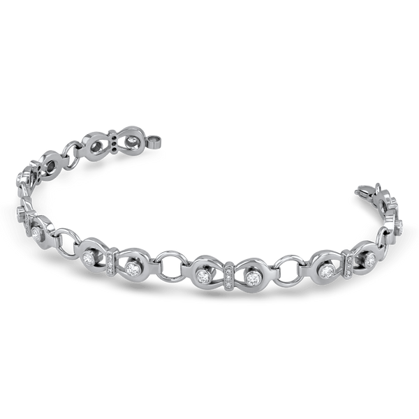 The Sia Twin Leaf Bracelet - Diamond Jewellery at Best Prices in India |  SarvadaJewels.com