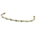 Linked Forever Bracelet Catherine Best Dev Emerald 18ct Yellow Gold and Platinum 