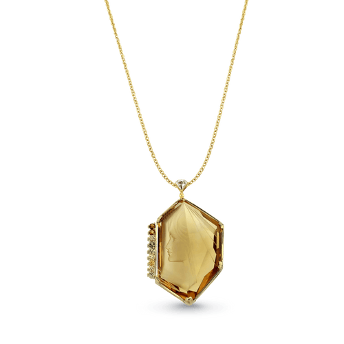 The Lady in the Jewel Pendant Catherine Best Dev Pendant on a 18 chain 