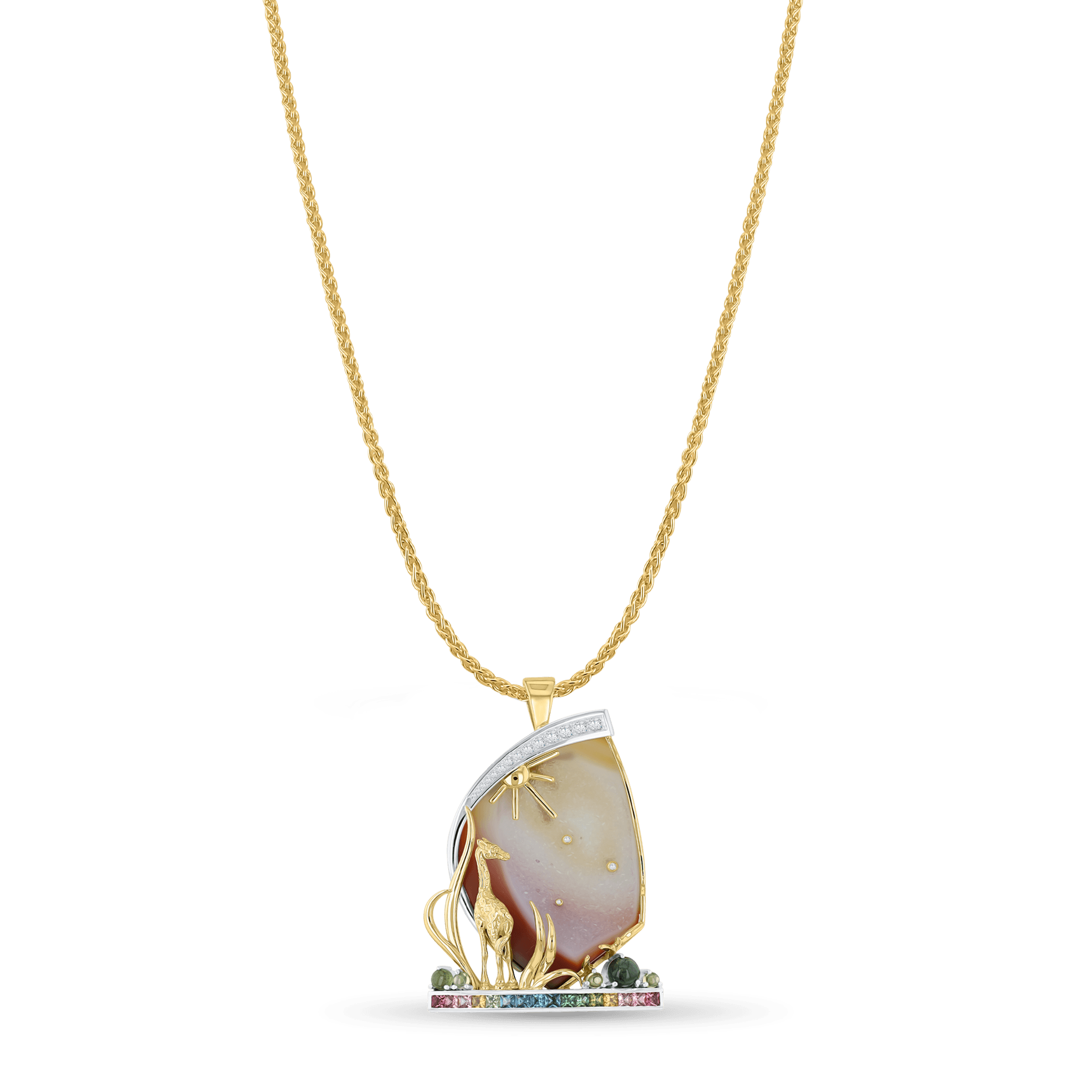 African Sunset Pendant Catherine Best Dev Pendant 