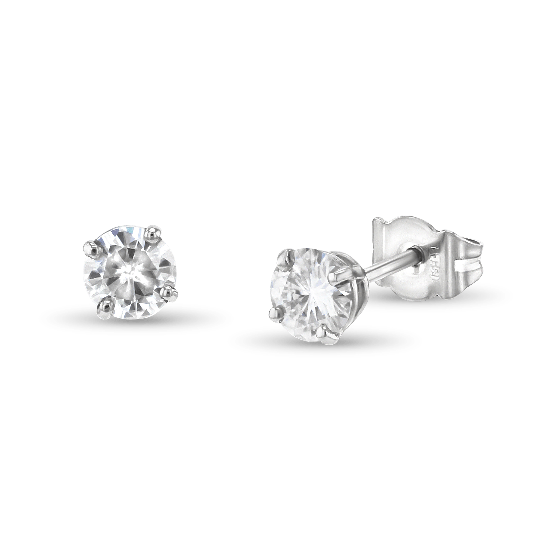 Shine a Light Earrings Catherine Best Dev Platinum 6mm 