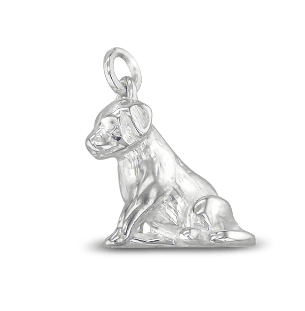 Silver Pup Charm Catherine Best Dev 