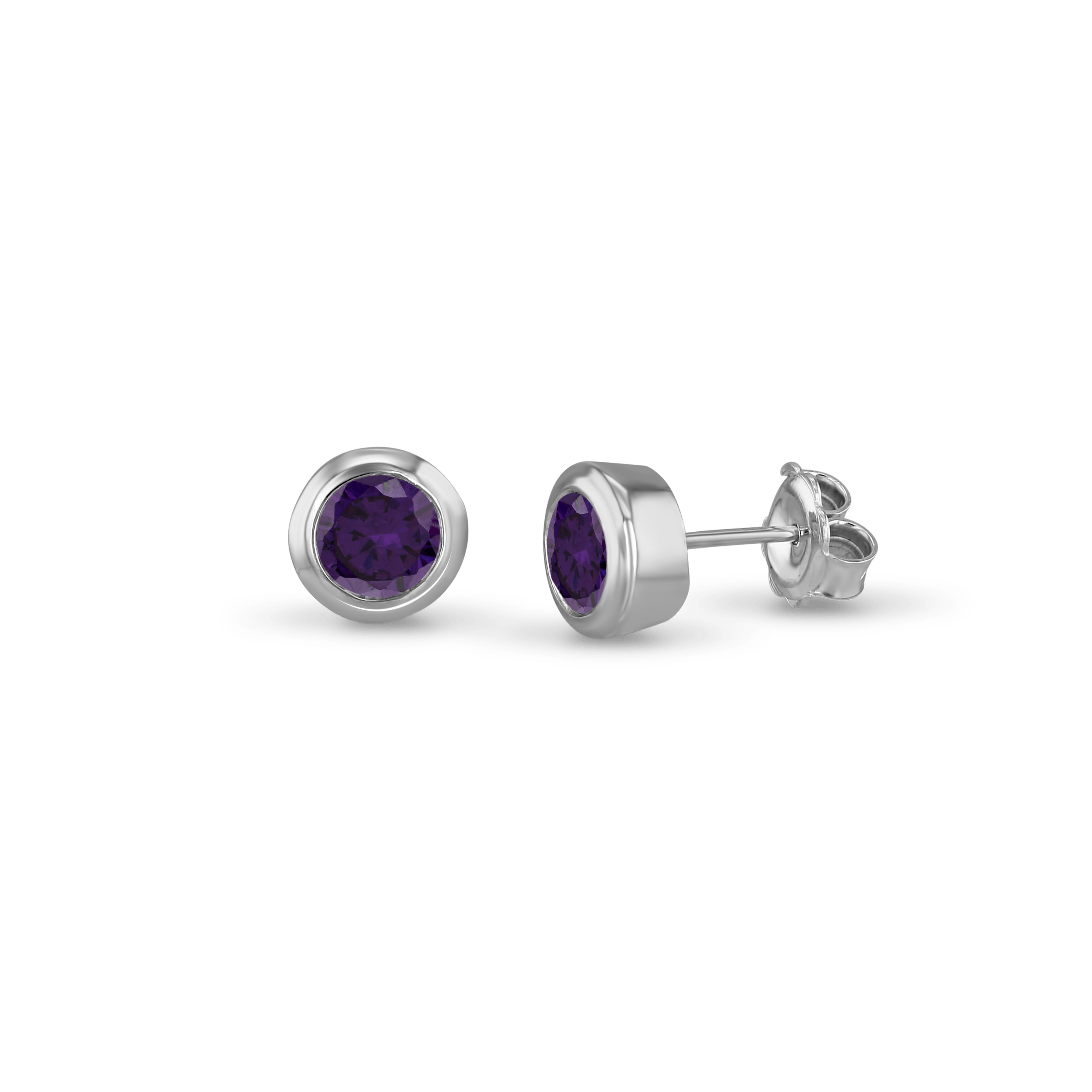 Just Because I... Earrings Catherine Best Dev Clear Cubic Zirconia Silver 