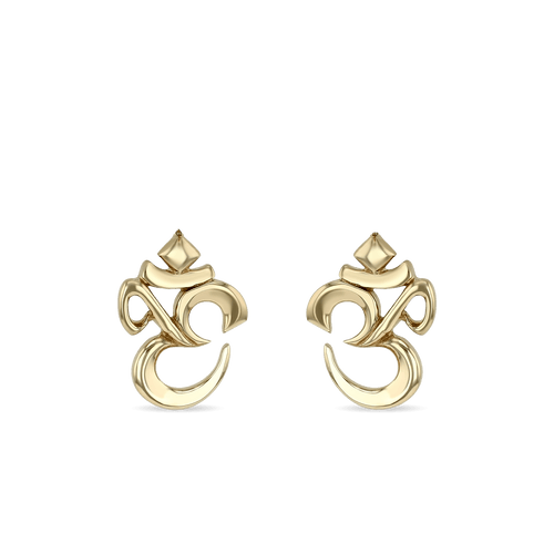 Om 2025 stud earrings