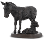 Bronze Donkey & Foal Sculpture Catherine Best Dev Bronze Resin 