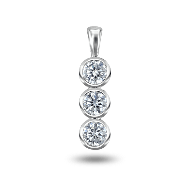 Trinity Pendant Catherine Best Dev Pendant Clear Cubic Zirconia 