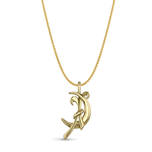 Pisces Moon Sign Pendant In Silver Or Gold Catherine Best