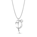 Aries Moon-sign Pendant Catherine Best Dev Silver Pendant on a 18