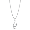 Hooked On You Pendant Catherine Best Dev Pendant on a 18