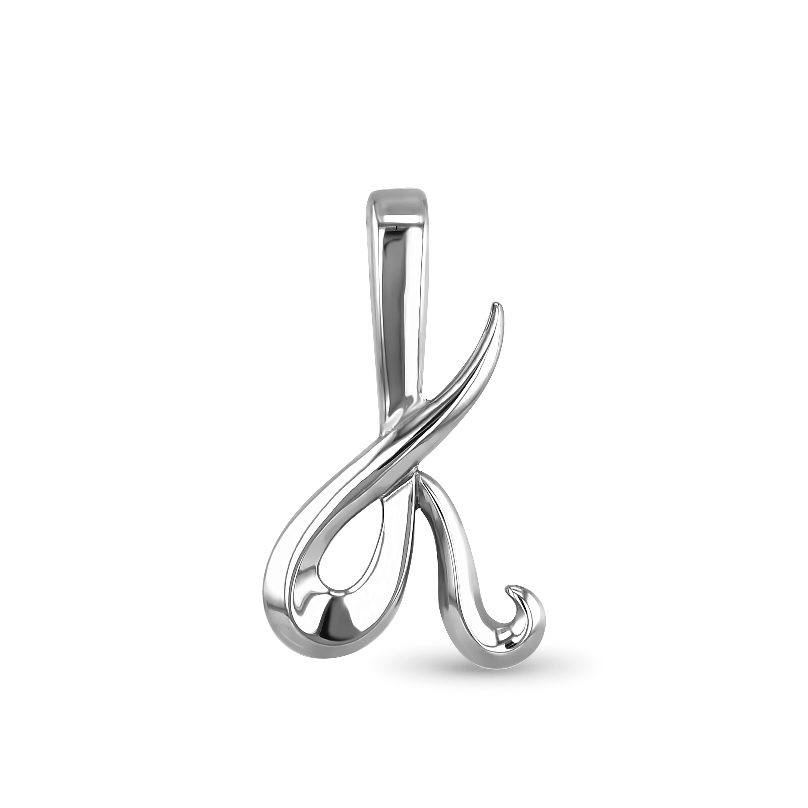 Initial K Love Letter Pendant Catherine Best Dev Silver Pendant 