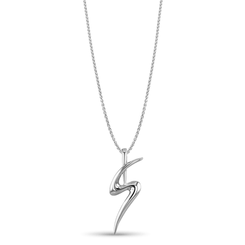 Initial S Love Letter Pendant Catherine Best Dev Silver Pendant on a 18 chain 