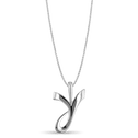 Initial Y Love Letter Pendant Catherine Best Dev Pendant on an 18inch chain 