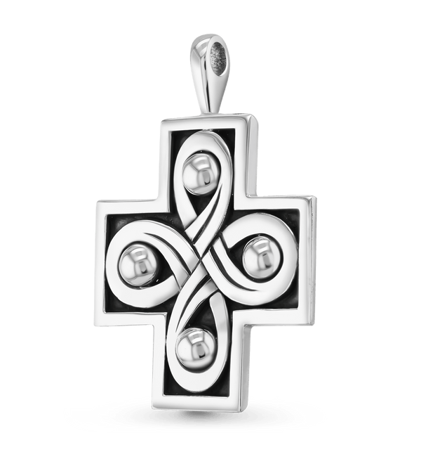 Spirit Religious Cross Pendant in Silver Catherine Best Dev Pendant 
