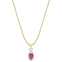 Hot Pink Pendant Catherine Best Dev Pendant on a 18 chain 