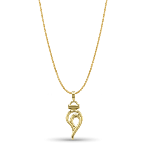 Petit Port Larger Pendant Catherine Best Dev 18ct Yellow Gold Pendant on a 18