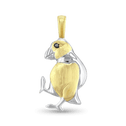 Oscar the Puffin Pendant Catherine Best Dev 9ct Yellow Gold Pendant 