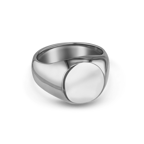 The Gentleman's Grand Signet Ring in Silver or Gold Catherine Best Dev Silver 