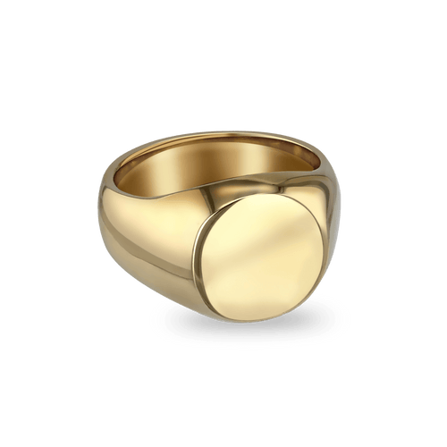 The Gentleman's Grand Signet Ring in Silver or Gold Catherine Best Dev 9ct Yellow Gold 