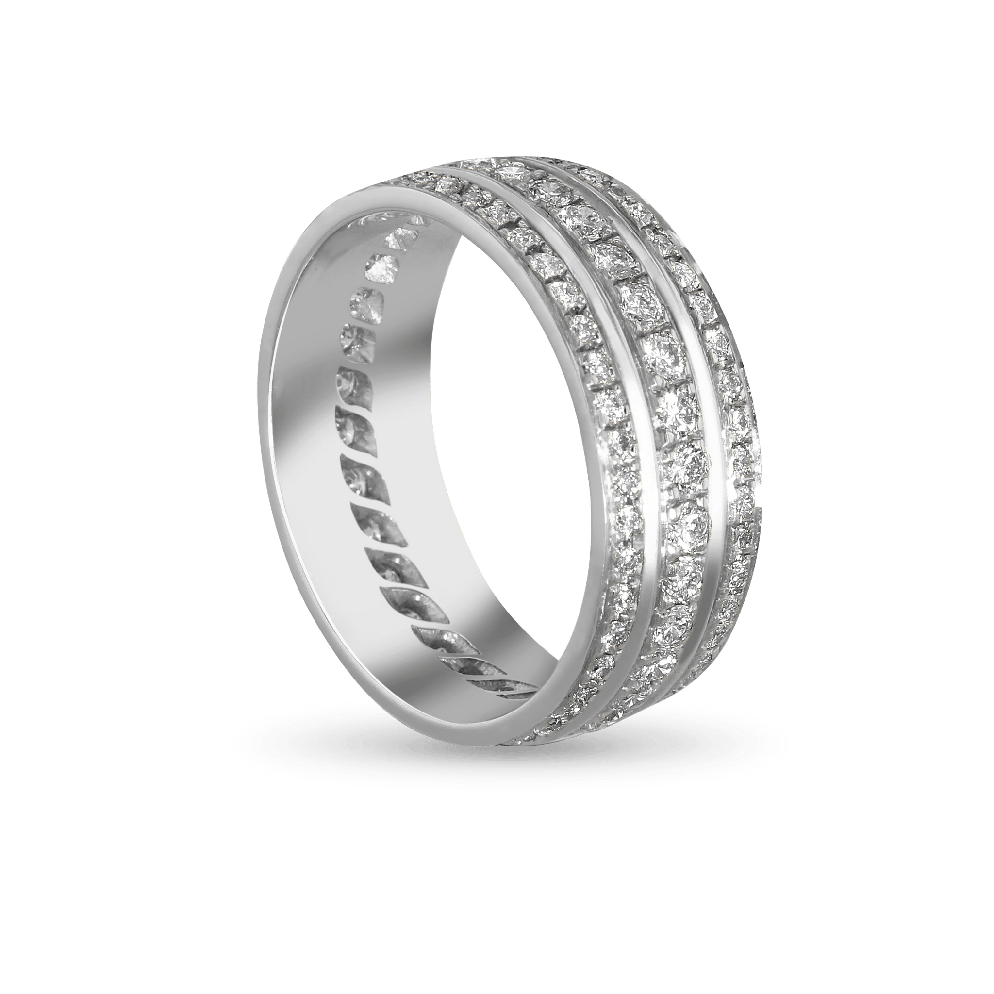 Eternal Diamond Platinum And Gold Eternity Ring Catherine Best