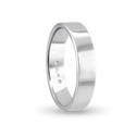 The CB Gentlemans Flat Court Shaped Wedding Ring Catherine Best Dev Platinum 5mm 