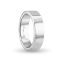 The CB Gentlemans Flat Court Shaped Wedding Ring Catherine Best Dev Platinum 6mm 