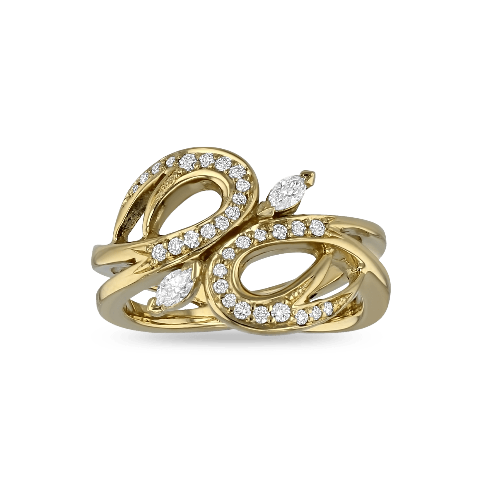 Love Birds Ring Catherine Best Dev Non Pave Set 