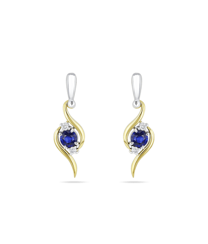 St Lucia Earrings Catherine Best Sapphire 