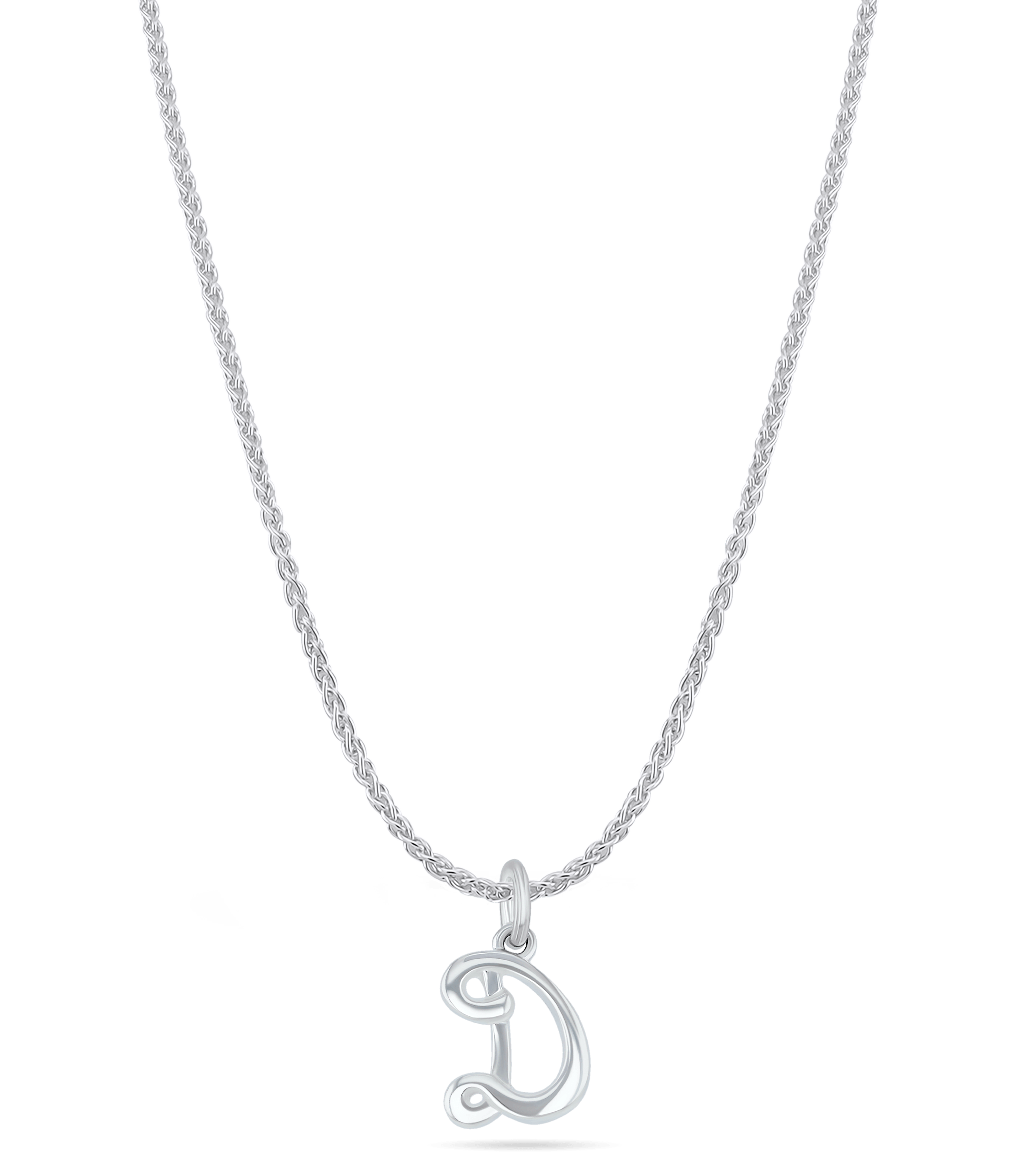 Initial D Love Letter Mini Pendant in Silver Catherine Best Dev Pendant 