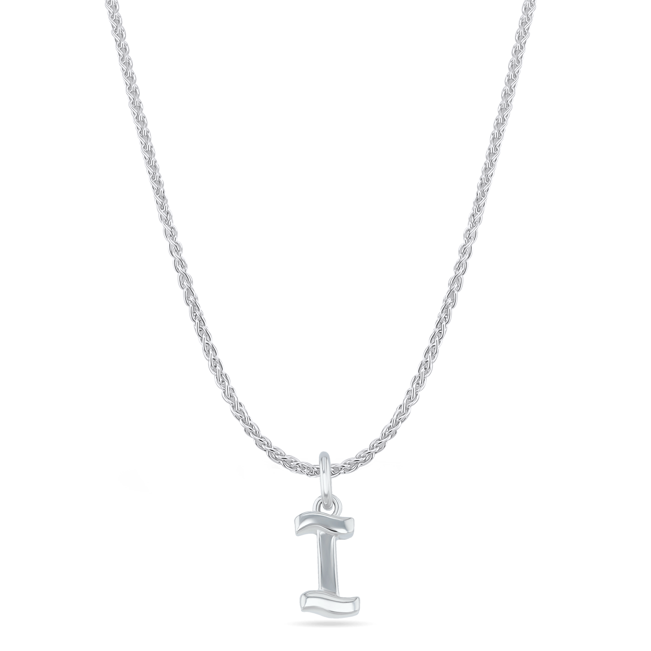Initial I Love Letter Mini Pendant in Silver Catherine Best Dev Pendant 