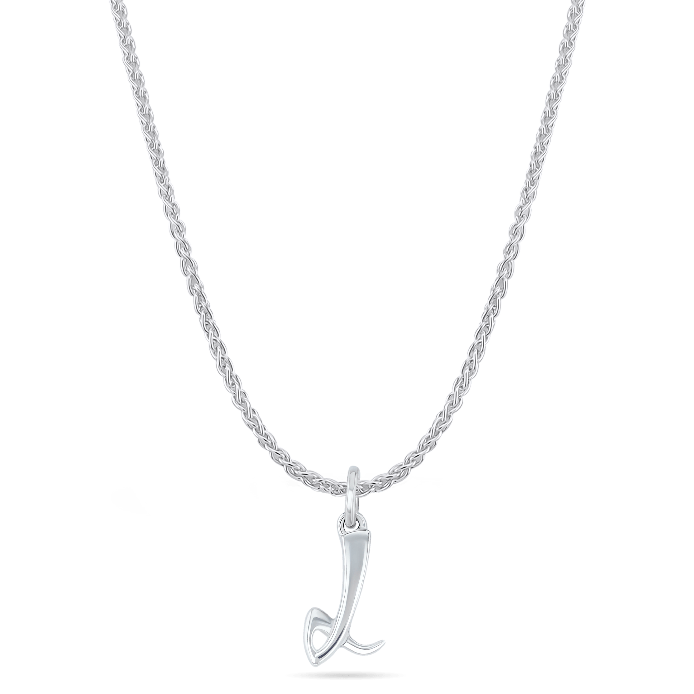 Initial L Love Letter Mini Pendant in Silver Catherine Best Dev Pendant 