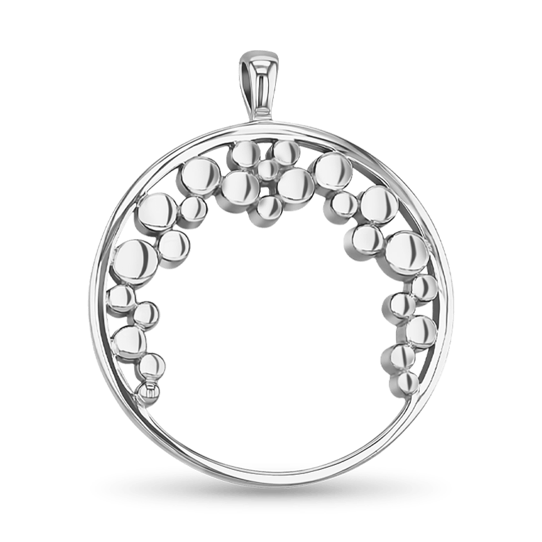 Bubbles Pendant Catherine Best Dev 9ct White Gold 
